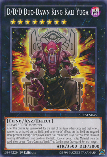 D/D/D Duo-Dawn King Kali Yuga [SP17-EN045] Common 