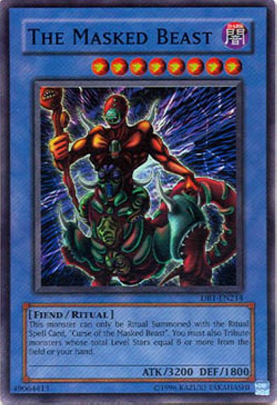 The Masked Beast [DB1-EN214] Super Rare 
