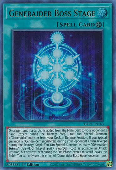 Generaider Boss Stage [GFP2-EN163] Ultra Rare 