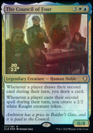 The Council of Four [Commander Legends: Battle for Baldur's Gate Prerelease Promos] 