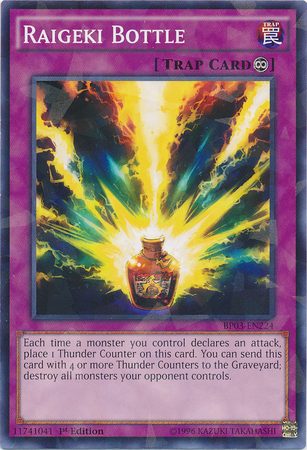 Raigeki Bottle [BP03-EN224] Shatterfoil Rare 