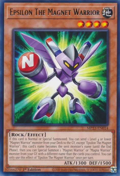 Epsilon The Magnet Warrior [MP23-EN014] Rare 