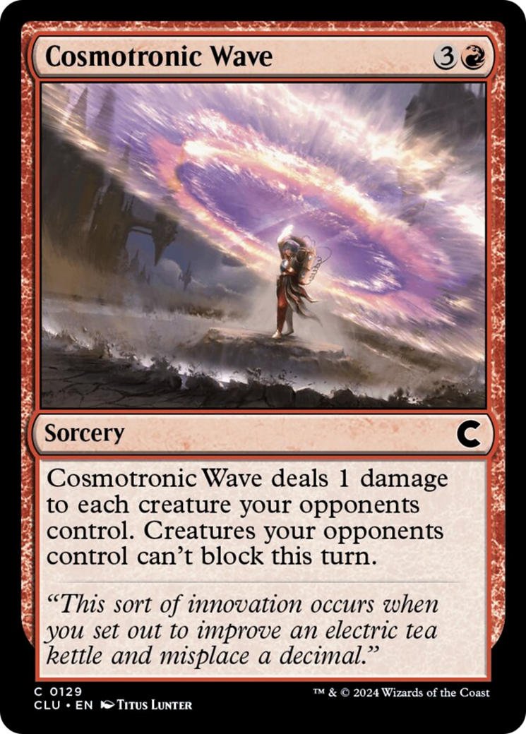 Cosmotronic Wave [Ravnica: Clue Edition] 