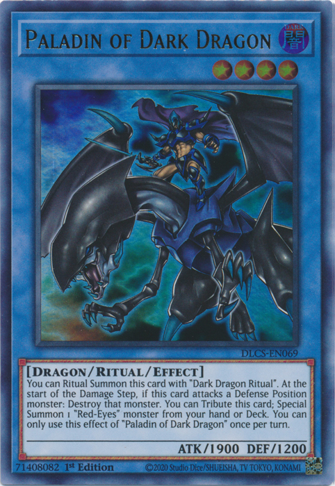 Paladin of Dark Dragon [DLCS-EN069] Ultra Rare 