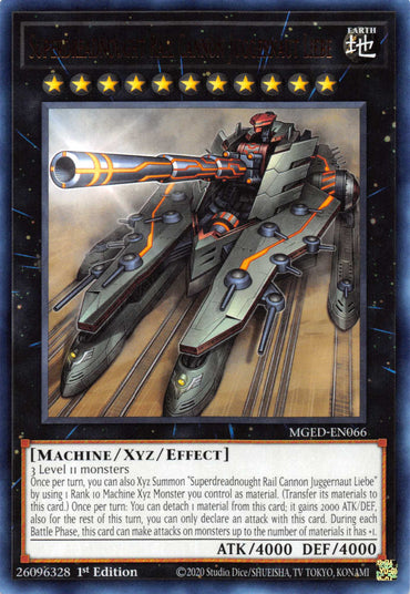Superdreadnought Rail Cannon Juggernaut Liebe [MGED-EN066] Rare 