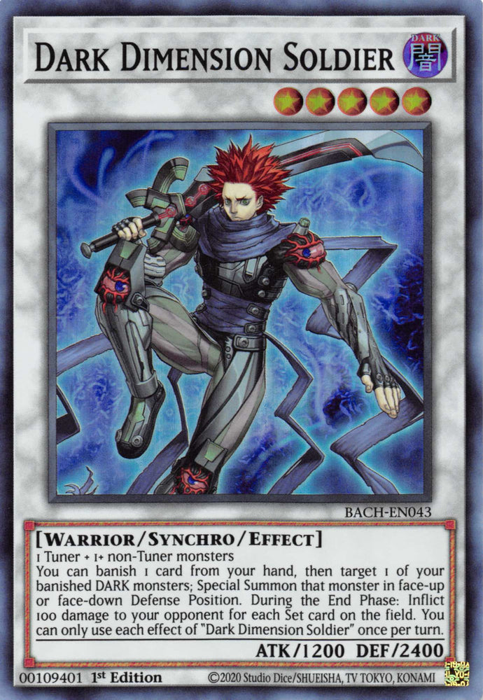 Dark Dimension Soldier [BACH-EN043] Super Rare 