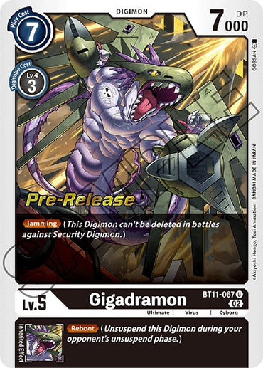 Gigadramon [BT11-067] [Dimensional Phase Pre-Release Promos] 