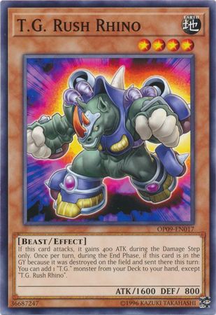 TG Rush Rhino [OP09-EN017] Common 