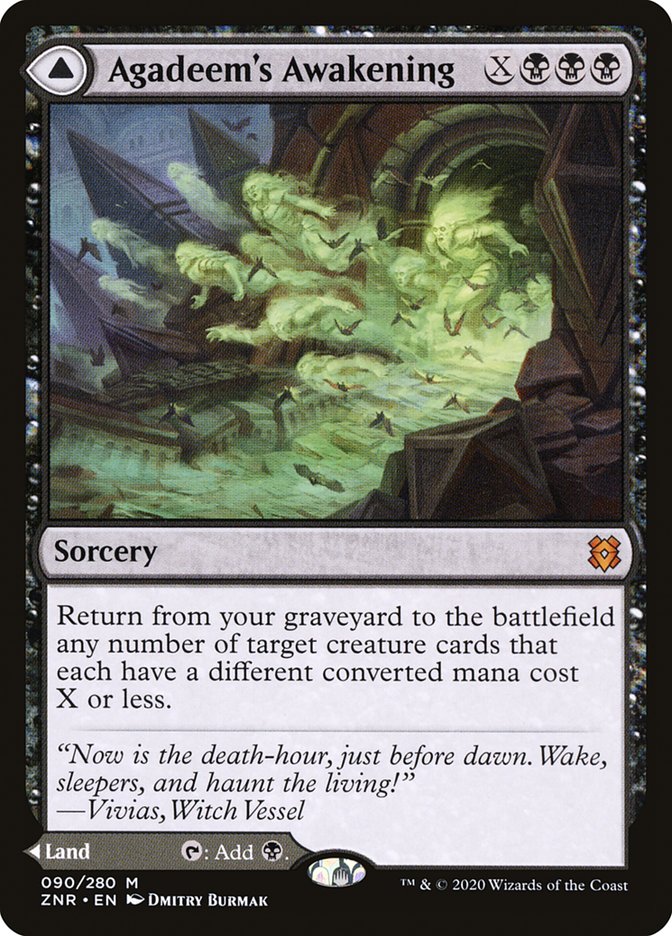 Agadeem's Awakening // Agadeem, the Undercrypt [Zendikar Rising] 