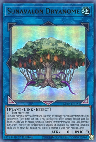 Sunavalon Dryanome [GFTP-EN020] Ultra Rare 