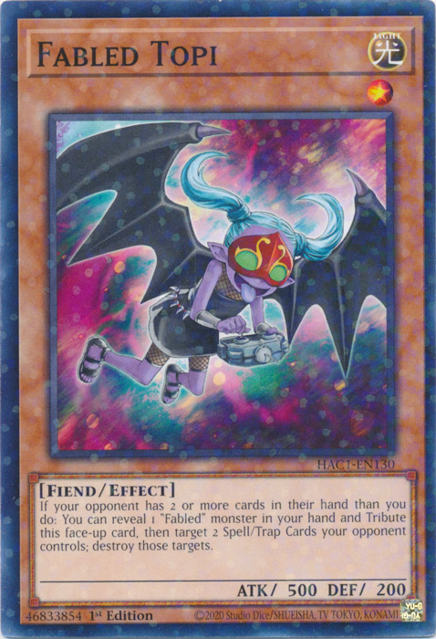 Fabled Topi (Duel Terminal) [HAC1-EN130] Common 