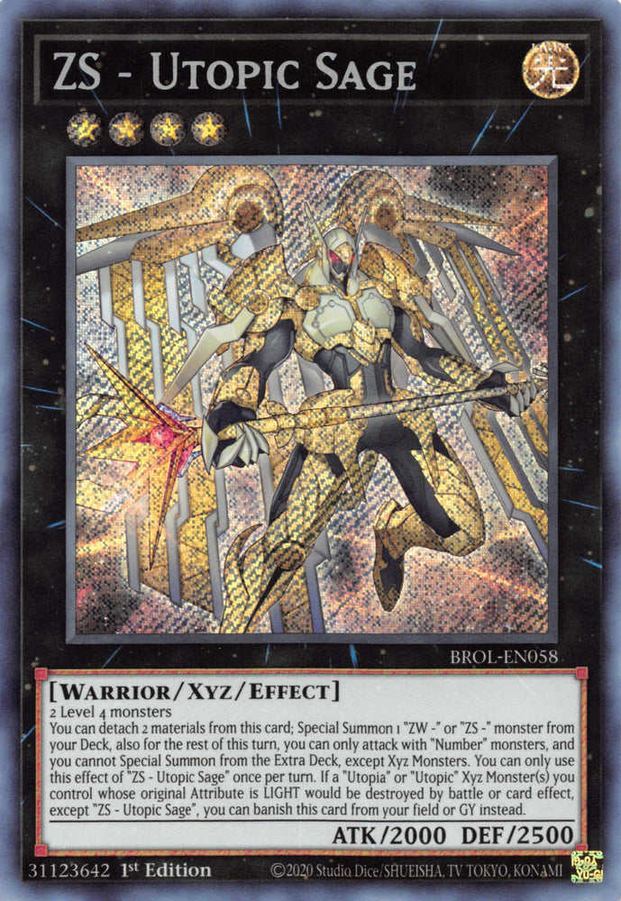 ZS - Utopic Sage [BROL-EN058] Secret Rare 