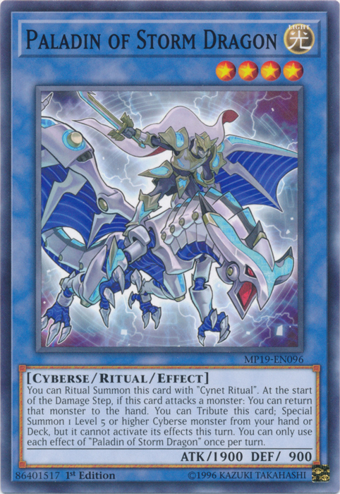 Paladin of Storm Dragon [MP19-EN096] Common 