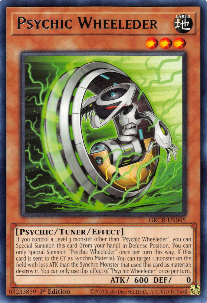 Psychic Wheeleder [GRCR-EN045] Rare 