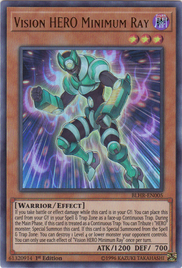Vision Hero Minimum Ray [BLHR-EN005] Ultra Rare 