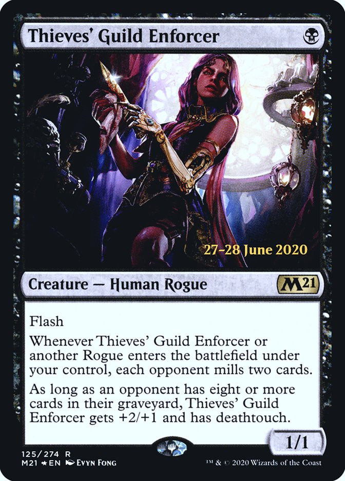 Thieves' Guild Enforcer [Core Set 2021 Prerelease Promos] 