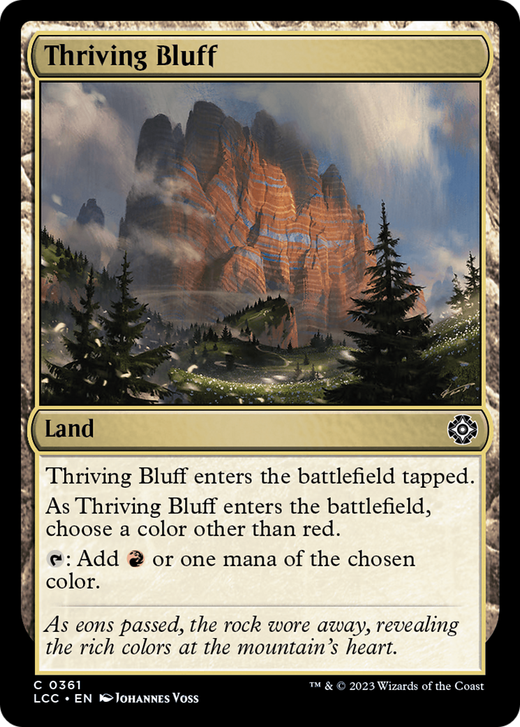 Thriving Bluff [The Lost Caverns of Ixalan Commander] 