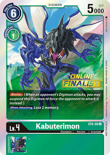 Kabuterimon [ST4-08] (Online Finalist) [Starter Deck: Giga Green Promos] 