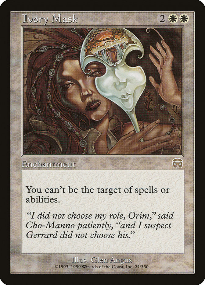 Ivory Mask [Mercadian Masques] 