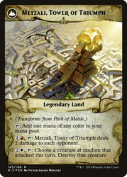 Path of Mettle // Metzali, Tower of Triumph [Rivals of Ixalan Prerelease Promos] 