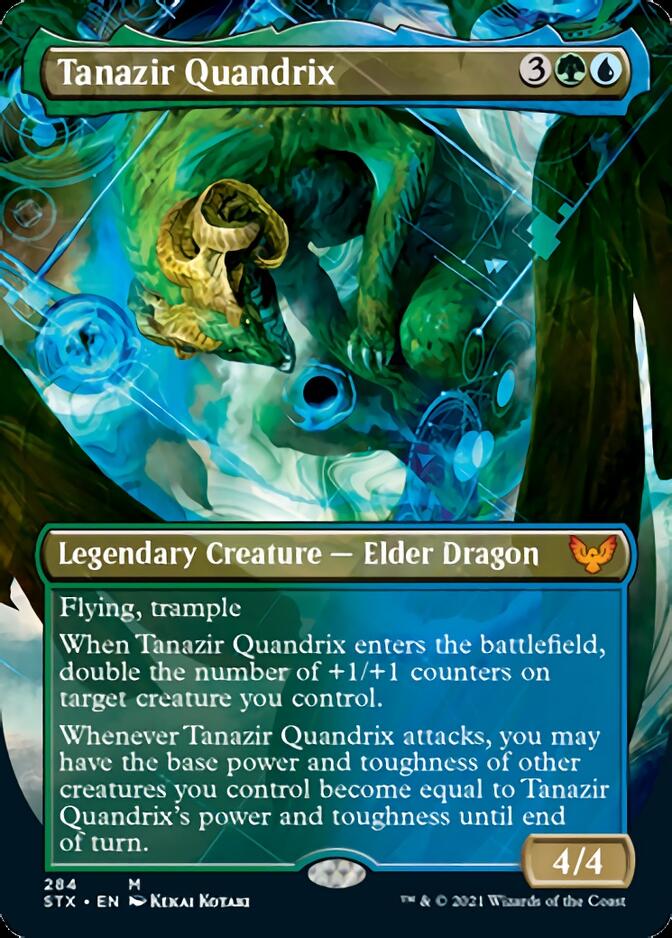 Tanazir Quandrix (Borderless Alternate Art) [Strixhaven: School of Mages] 