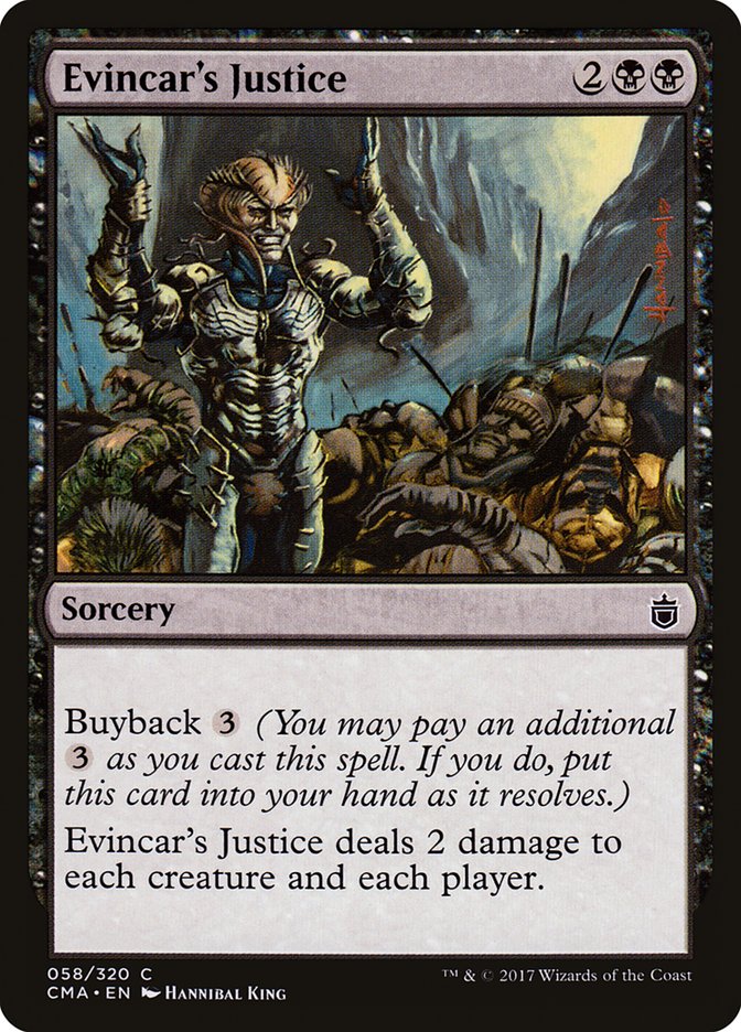 Evincar's Justice [Commander Anthology] 