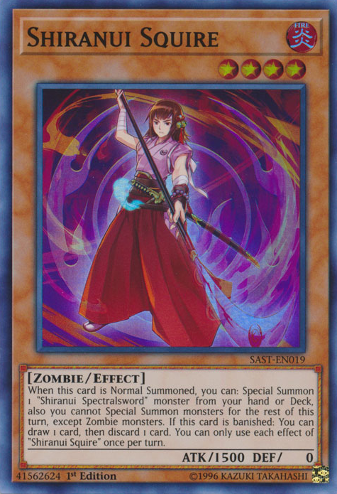 Shiranui Squire [SAST-EN019] Super Rare 