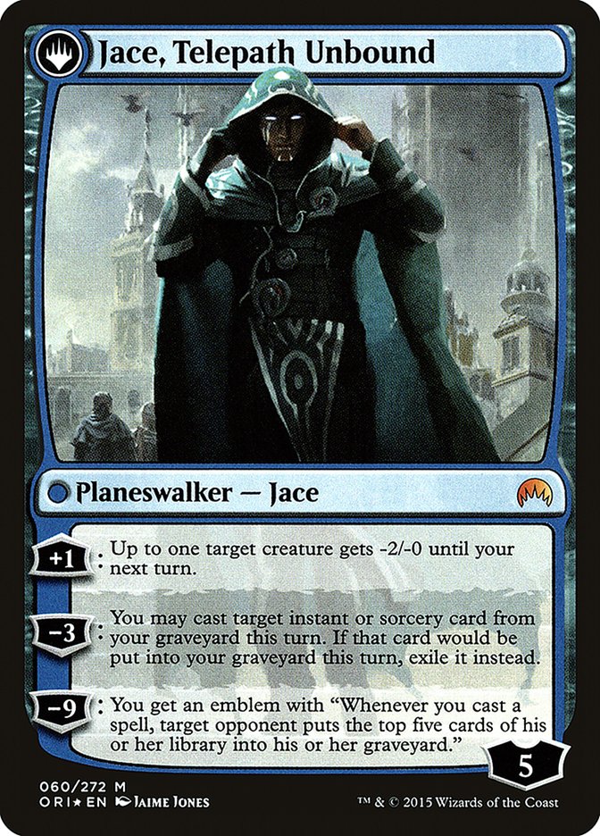 Jace, Vryn's Prodigy // Jace, Telepath Unbound [Magic Origins Prerelease Promos] 