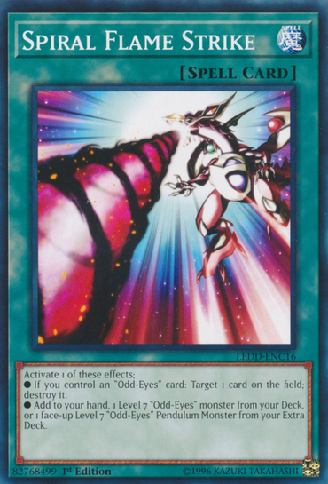 Spiral Flame Strike [LEDD-ENC16] Common 
