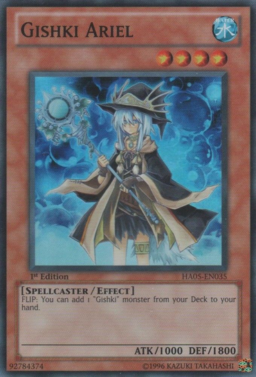 Gishki Ariel [HA05-EN035] Super Rare 