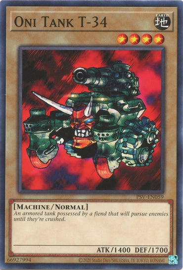 Oni Tank T-34 (25th Anniversary) [PSV-EN059] Common 