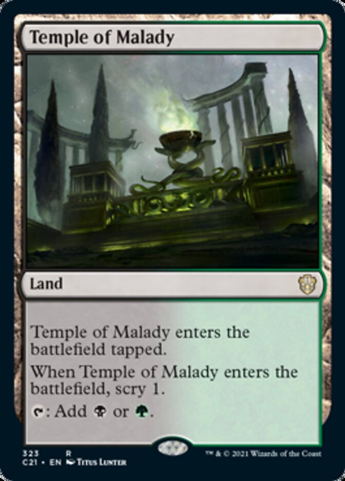 Temple of Malady [Commander 2021] 