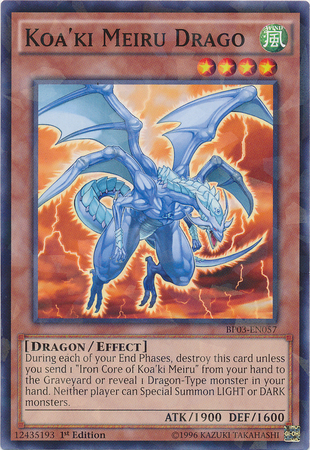 Koa'ki Meiru Drago [BP03-EN057] Shatterfoil Rare 