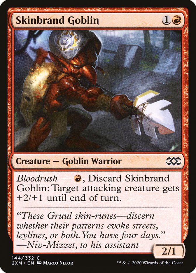 Skinbrand Goblin [Double Masters] 