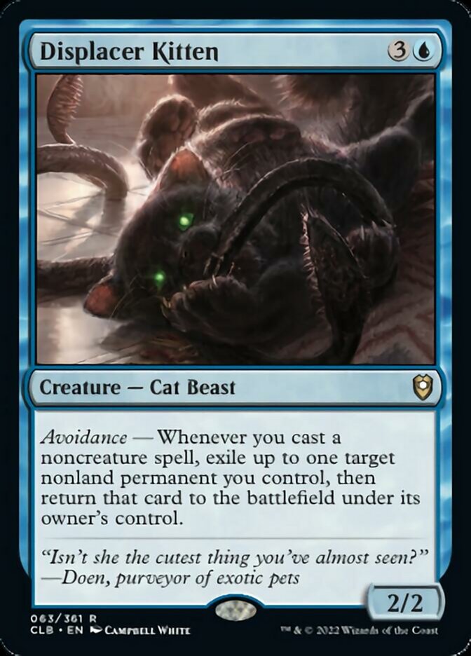 Displacer Kitten [Commander Legends: Battle for Baldur's Gate] 