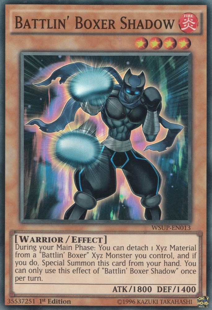 Battlin' Boxer Shadow [WSUP-EN013] Super Rare 