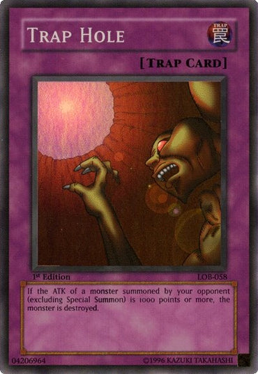 Trap Hole [LOB-058] Super Rare 