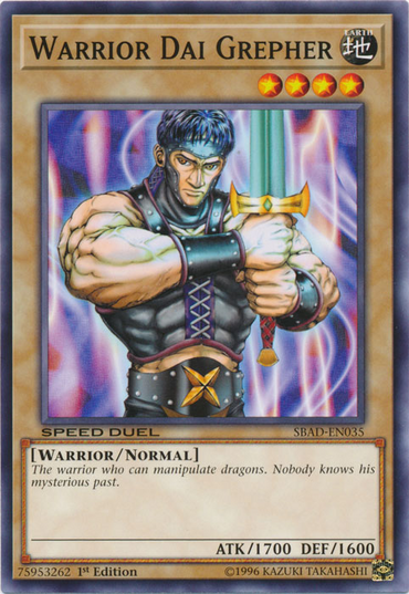 Warrior Dai Grepher [SBAD-EN035] Common 