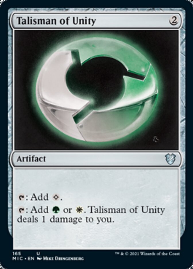 Talisman of Unity [Innistrad: Midnight Hunt Commander] 