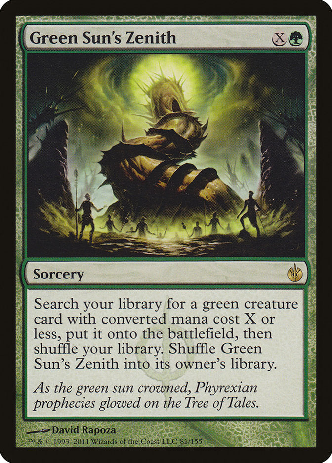 Green Sun's Zenith [Mirrodin Besieged] 