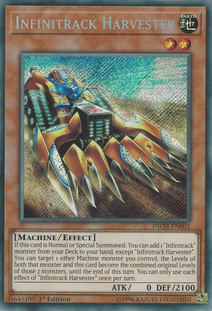 Infinitrack Harvester [INCH-EN001] Secret Rare 