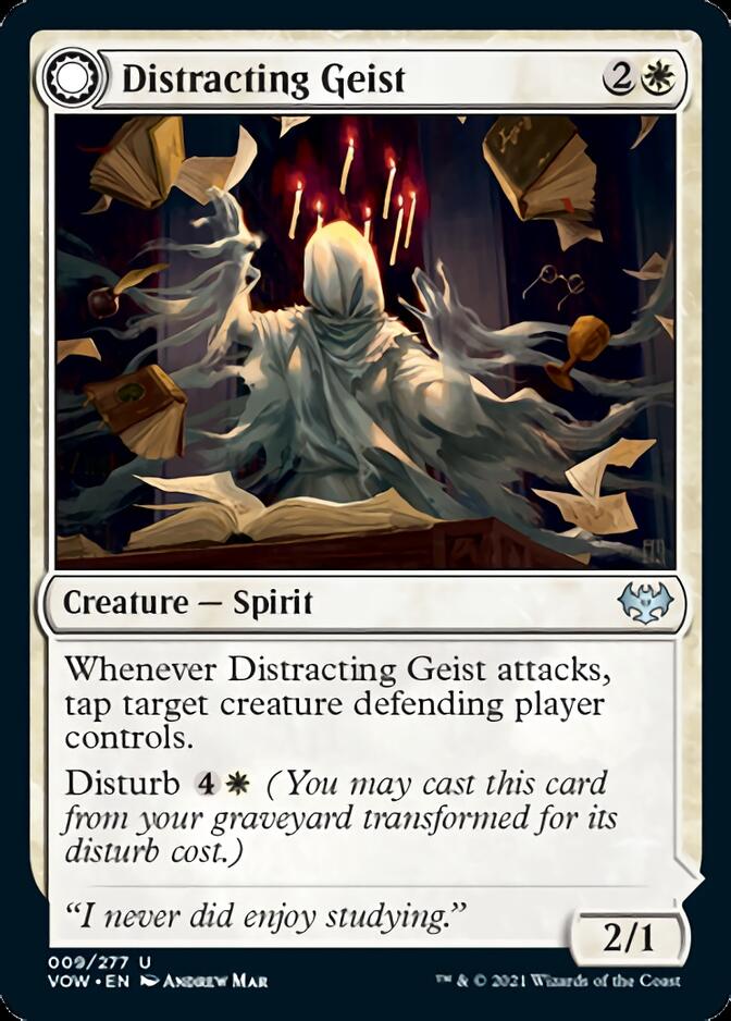 Distracting Geist // Clever Distraction [Innistrad: Crimson Vow] 