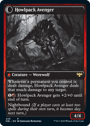 Ill-Tempered Loner // Howlpack Avenger [Innistrad: Double Feature] 