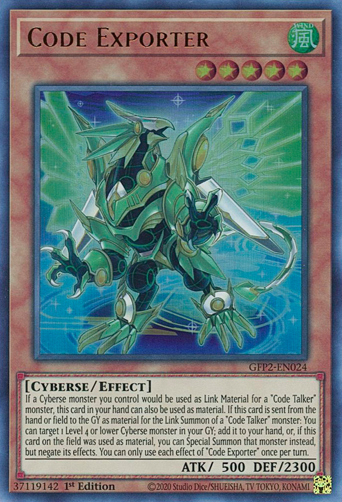 Code Exporter [GFP2-EN024] Ultra Rare 