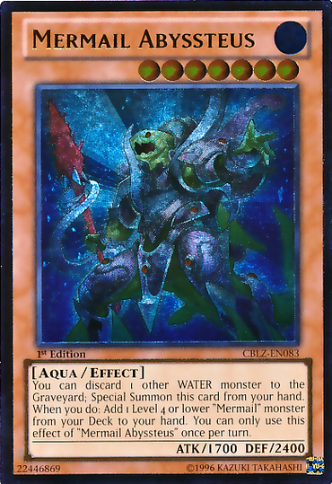 Mermail Abyssteus [CBLZ-EN083] Ultimate Rare 