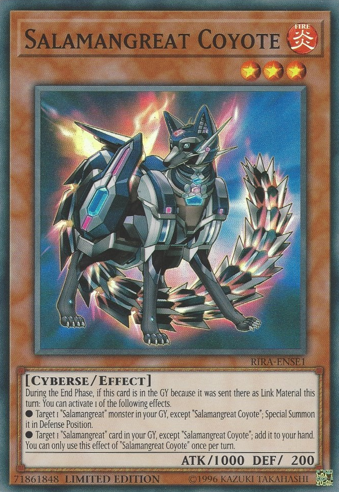 Salamangreat Coyote [RIRA-ENSE1] Super Rare 