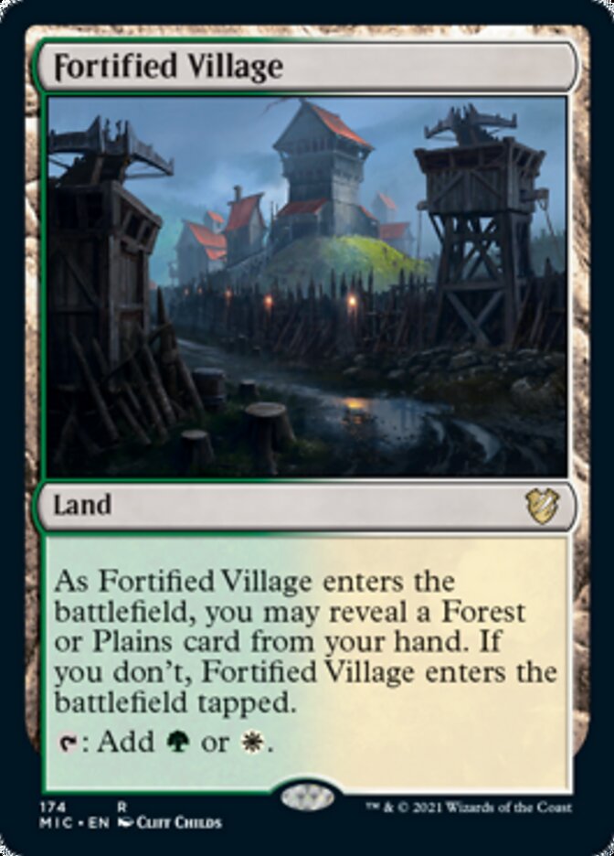 Fortified Village [Innistrad: Midnight Hunt Commander] 