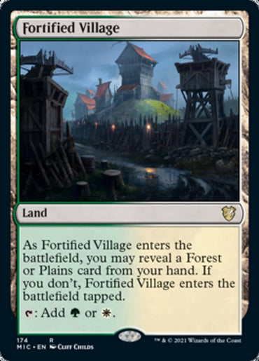 Fortified Village [Innistrad: Midnight Hunt Commander] 