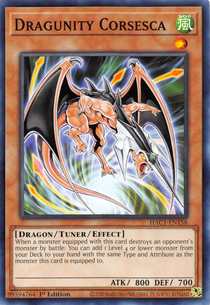 Dragunity Corsesca [HAC1-EN158] Common 