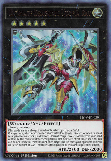 Ultimate Dragonic Utopia Ray [LIOV-EN039] Ultra Rare 